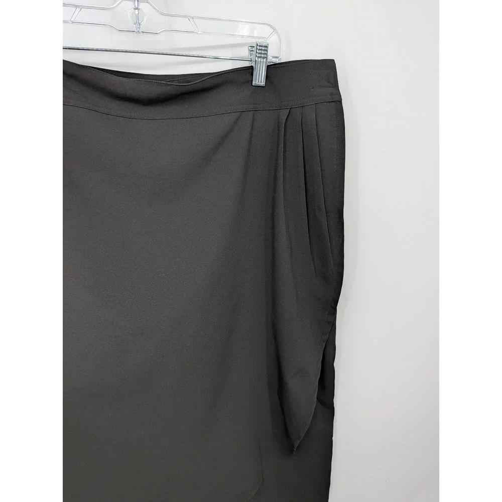 RipSkirt Hawaii Wrap Skirt Women XL Black Quick Dry Travel Casual Vacation